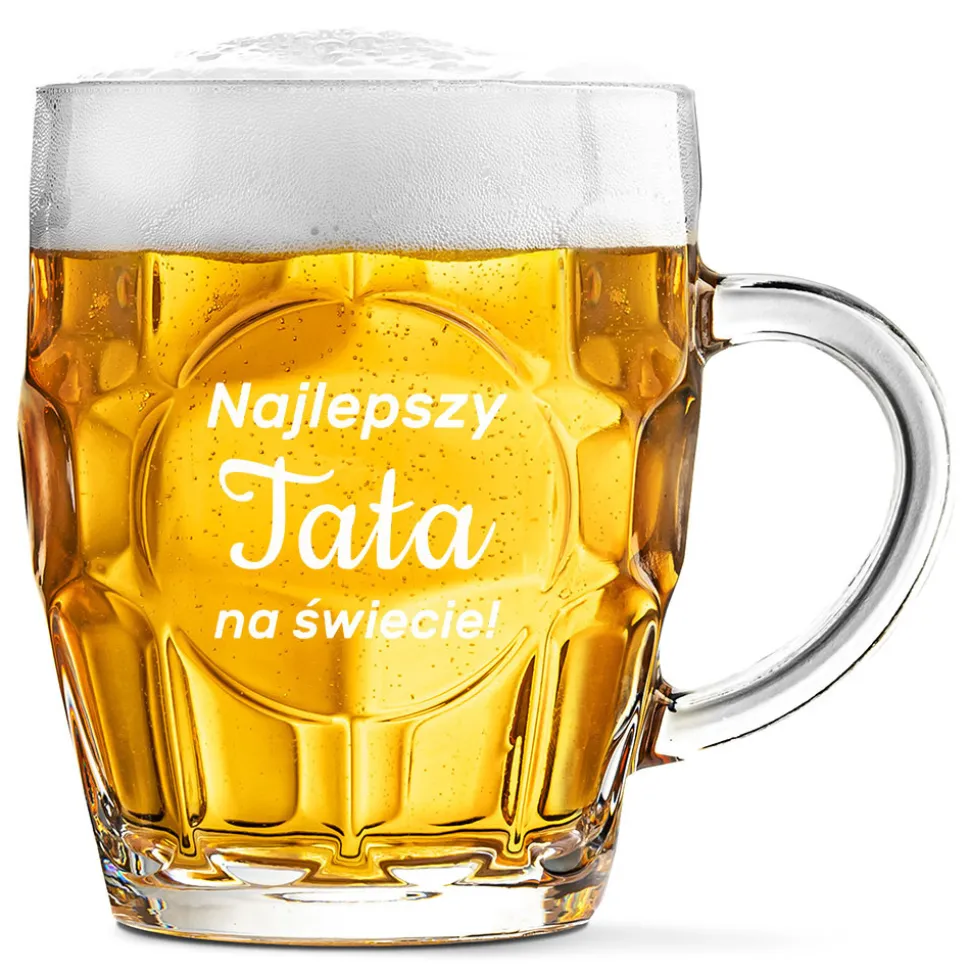 Zestaw do Piwa Kufel + Otwieracz - prezent dla Taty na Dzień Ojca Święta Urodziny