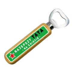Zestaw do Piwa z Nadrukiem dla Taty Kufel + Otwieracz - Prezent na Dzień Ojca Święta Urodziny