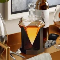 Zestaw do whisky DIAMENT: karafka i kamienne kostki