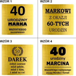 Zestaw do whisky GLOBUS DELUXE z GRAWEREM - prezent dla taty faceta męża chłopaka na urodziny Święta