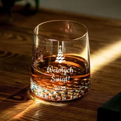 Zestaw do whisky - prezent na Święta upominki paczki świąteczne dla pracowników klientów zestaw prezentowy świąteczny box kosz