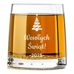 Zestaw do whisky - prezent na Święta upominki paczki świąteczne dla pracowników klientów zestaw prezentowy świąteczny box kosz