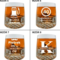 Zestaw do Whisky z grawerem - prezent dla taty męża chłopaka faceta na urodziny Święta