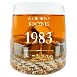 Zestaw do Whisky z grawerem - prezent dla taty męża chłopaka faceta na urodziny Święta