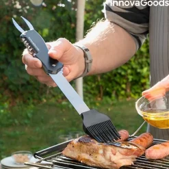 Zestaw Narzędzi do Grilla Składany 5w1 Scyzoryk InnovaGoods